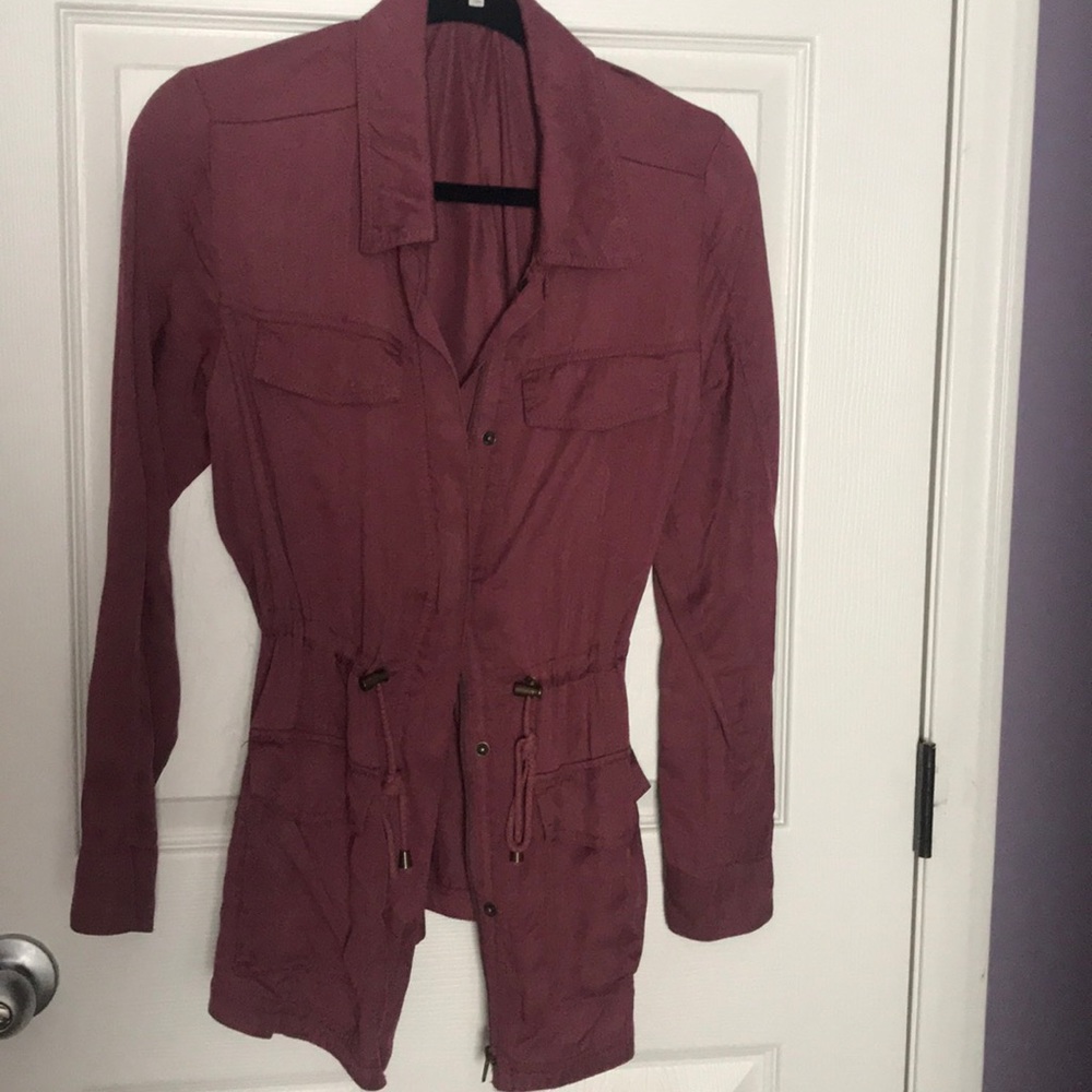 Burgundy Jacket